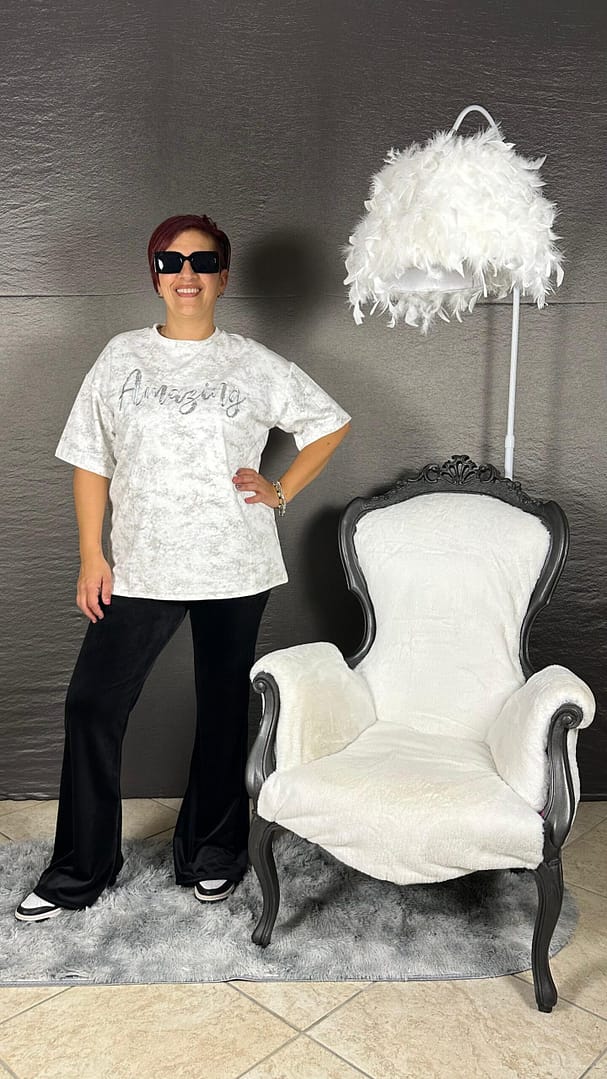 Panta Curvy Ciniglia